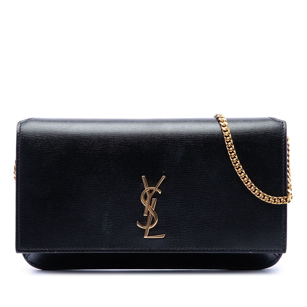 Pre-Loved Saint Laurent Smooth Calfskin Cassandre Phone Holder - Picture 1 of 6